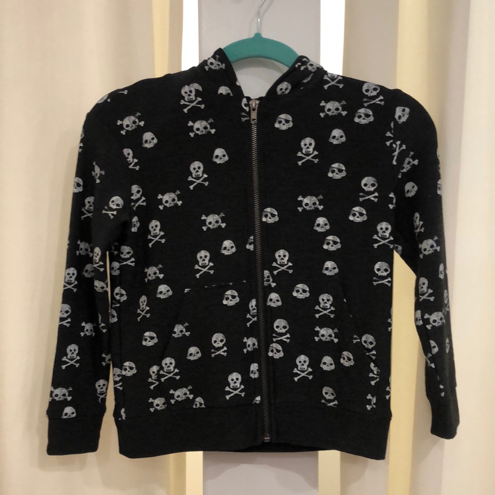 boys skull hoodie